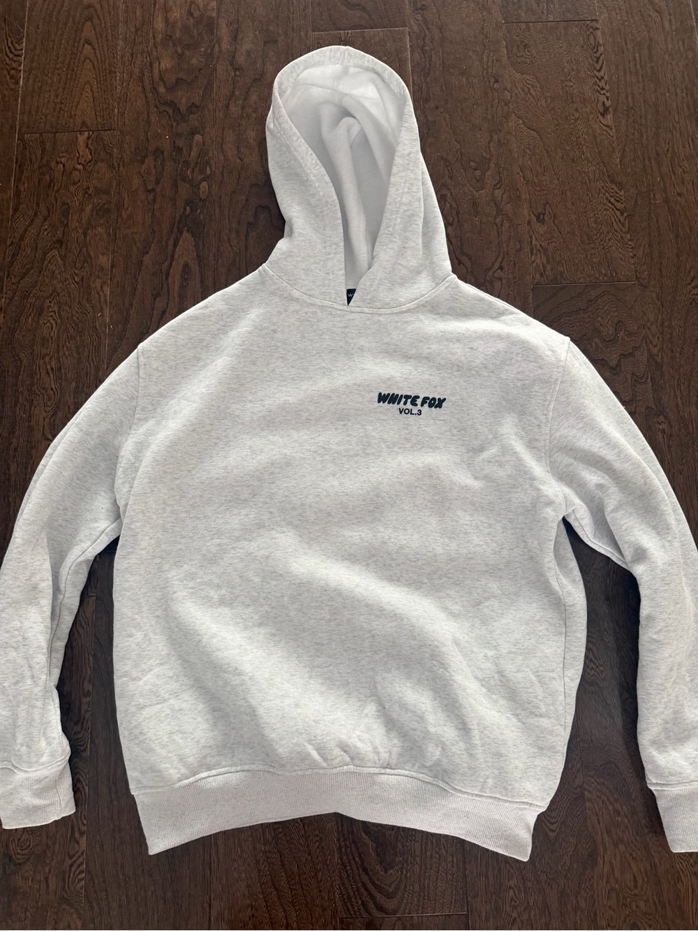 White Fox Gray Hoodie